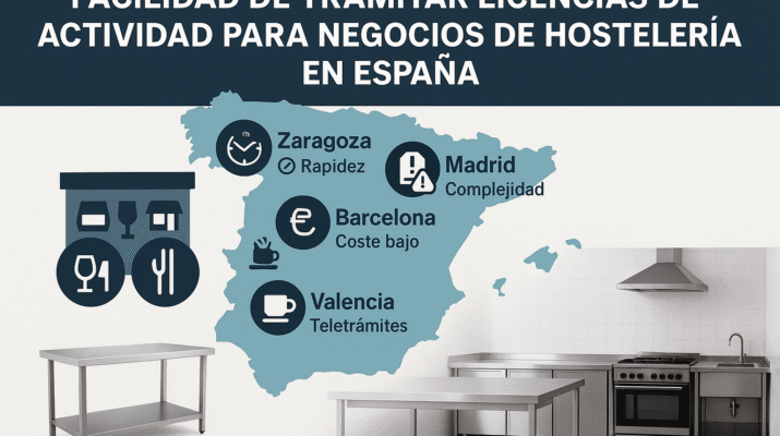 Licencias de actividad en hostelería: ¿dónde es más fácil conseguirlas en España?