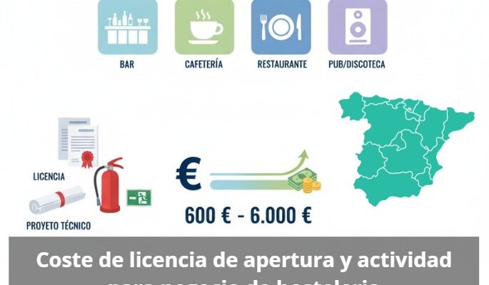 ¿Cuánto cuesta obtener la licencia de apertura para tu negocio de hostelería?