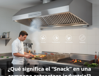 Campana extractora industrial: ¿qué es el “Snack” y cómo afecta su funcionamiento?