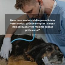Mesa de acero inoxidable para clínicas veterinarias: ¿Dónde comprar la mesa inox adecuada y de máxima calidad profesional?
