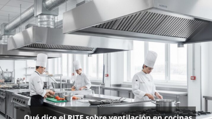 Qué dice el RITE sobre ventilación en cocinas profesionales: Guía completa y actualizada sobre la aplicación del RITE en cocinas industriales.