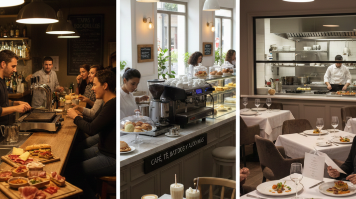 Diferencia entre licencia de bar y cafetería
