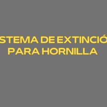 Sistema de extinción para hornilla. Protección avanzada y seguridad integral en cocinas profesionales.