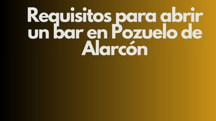 Requisitos para abrir un bar en Pozuelo de Alarcón. Guía integral y actualizada con todos los pasos necesarios para abrir un bar en esta localidad madrileña.