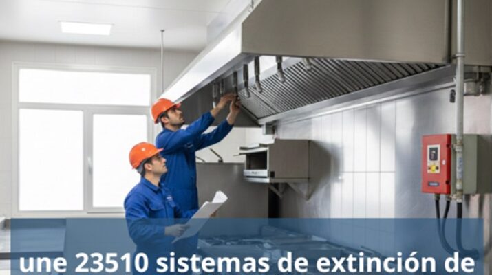UNE 23510 sistemas de extinción de incendios en cocinas comerciales. Normativa esencial para la protección real en cocinas profesionales.