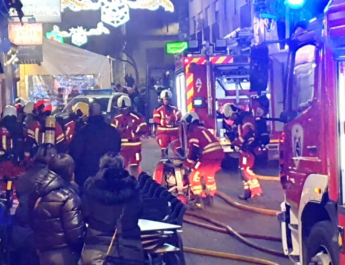 Incendio en el restaurante Princesa Maya de Albacete