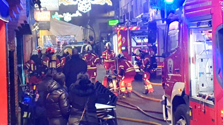 Incendio en el restaurante Princesa Maya de Albacete