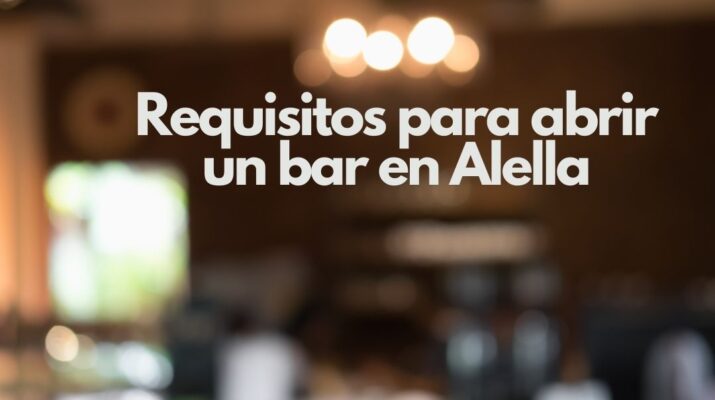 Requisitos para abrir un bar en Alella. Emprender en una localidad con gran atractivo gastronómico.