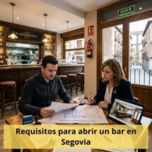 Requisitos para abrir un bar en Segovia
