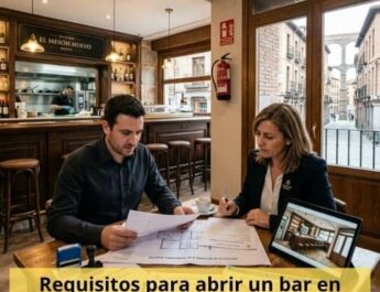Requisitos para abrir un bar en Segovia