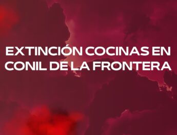 Extinción cocinas en Conil de la Frontera