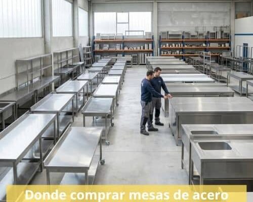 Donde comprar mesas de acero inoxidable en Lugo