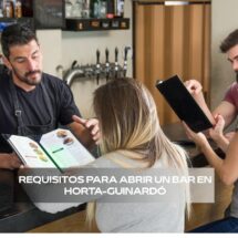 Requisitos para abrir un bar en Horta-Guinardó