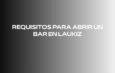 Requisitos para abrir un bar en Laukiz