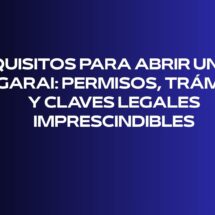 Requisitos para abrir un bar en Garai: permisos, trámites y claves legales imprescindibles