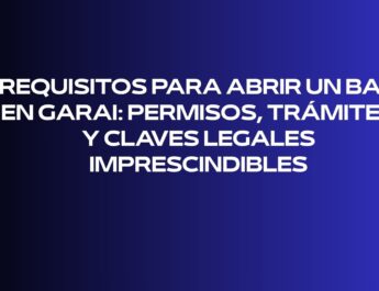 Requisitos para abrir un bar en Garai: permisos, trámites y claves legales imprescindibles