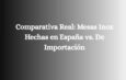 Comparativa Real: Mesas Inox Hechas en España vs. De Importación