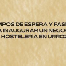 Tiempos de espera y fases para inaugurar un negocio de hostelería en Urroz