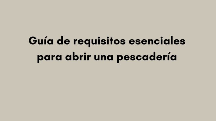 Descubre los requisitos esenciales para abrir tu pescadería: local, higiene, frío y extintores. ¡Empieza hoy mismo!