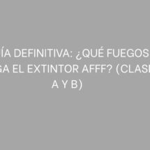 extintor AFFF