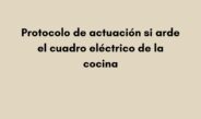 Protocolo de actuación si arde el cuadro eléctrico de la cocina. Cuando una chispa obliga a detener toda la actividad de una cocina profesional.