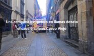 Una campana extractora en llamas desata el caos en pleno Casco Viejo