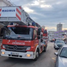 Alarma en Magaluf: 50 vecinos desalojados por un incendio en un bar. Un fuego en la calle Punta Ballena obliga a evacuar